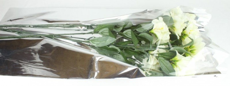 Пакет для цветка рукав 100*40см рис+мет