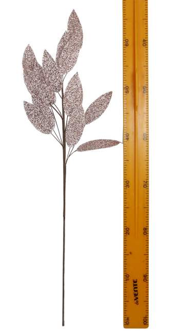 Новогодняя ветка с пальмовыми листьями 68см 4197