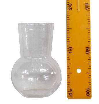 Ваза декоративная стекло 8.5*11.5*17см прозрачный