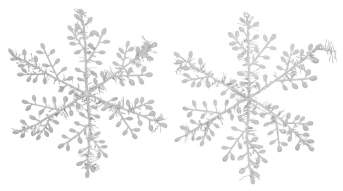 Снежинка 18см