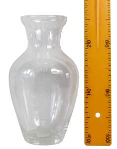 Ваза Моника стекло h26 d15см 3.8л прозрачная