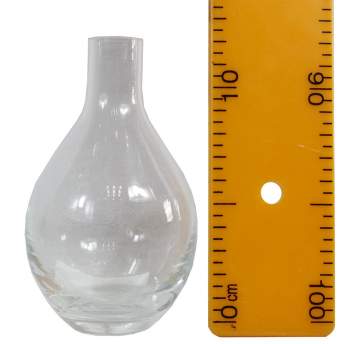 Ваза декоративная Кенди стекло h12.5 d8см 0.29л прозрачная