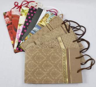 Пакет подарочный 20х30х10