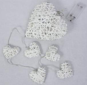 Сердце лед ТХ016213 15см+6см+10лед 80см