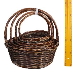 Набор корзин плетеная 42383228см 4шт