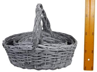 Набор корзин 3шт 43х32хН14х17хН34