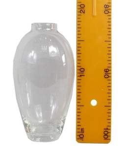 Ваза Весна стекло h11 d9см 0.56л прозрачная