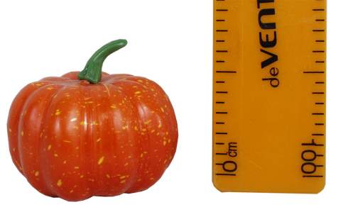 Муляж Тыква круглая 8,5х5,5см