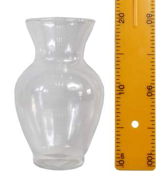 Ваза стекло 10*20см прозрачный