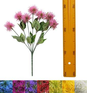 Букет ежик 30см 5веток 20шт HS3651