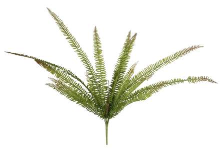 Куст папоротника силикон 92см 17лист