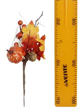 Декор на палочке Тыква и Ягодки 7х15х24см