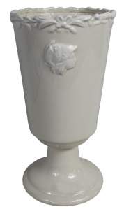 Ваза керамика кремовая Цезарь 21048460-1