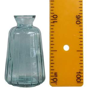 Ваза декоративная стекло D7*H10.8см изумрудный