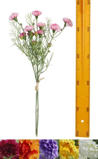 Букет гвоздики шабо 3в 55см HD10540