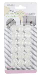 Крепление на липучке для гирлянды 18шт