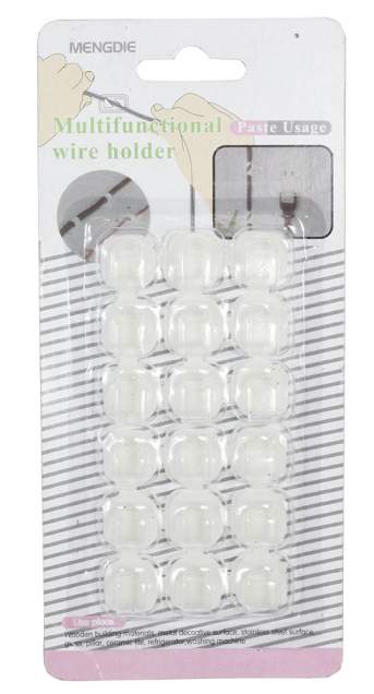 Крепление на липучке для гирлянды 18шт