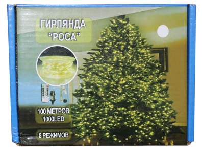 Гирлянда роса 100м