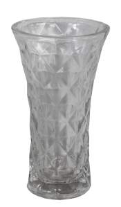 Ваза стеклянная Каприз 20см D-10см HP200-2