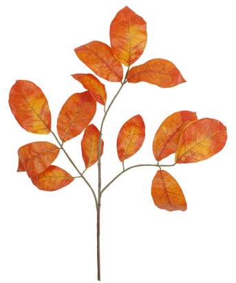 Ветка манго осень 3вет 65см 12л HNXY20