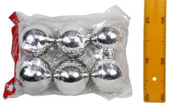 Набор Шаров 10см 6шт 1036D