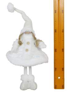 Новогоднее декоративное изделие 'Ангел' стоящий 22*16*50см мол 6337