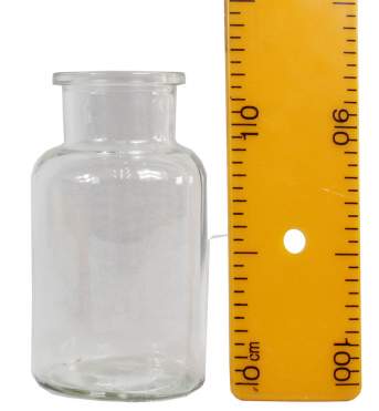 Ваза декоративная стекло H12.5см прозрачный