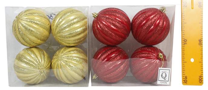 Набор Шар 10см 4шт 1045N