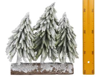 Елка новогодняя тройная настольная снежная 30,36,30 163.41 Елка новогодняя тройная настольная снежная 30,36,30 163.41