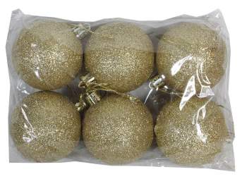 Набор елочных шаров 6см мерцающие 6шт в уп 175.68 Набор елочных шаров 6см мерцающие 6шт в уп 175.68