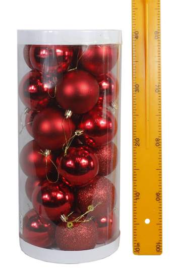 Набор Шары 8см 24шт 2416-8