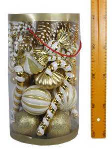 Набор Елочные игрушки L 4012-10