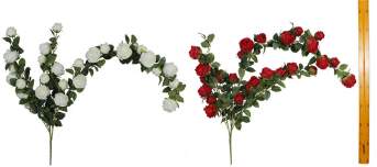 Ветка розы 3в 120см