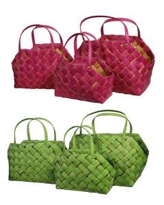 Набор плетеных сумок 3шт