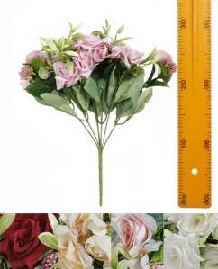 Букет розочки 5в 30см 40шт WL-01