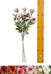 Ветка роза спрей 3шт 60см HD10538