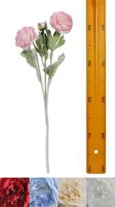 Ветка камелия 60см 2гол 1бут