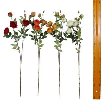 Ветка роза спрей HD10287