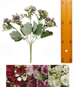 Букет розочки 5в 32см 40шт ZXH-02