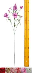 Ветка гвоздики 80см 6цв KLPO198