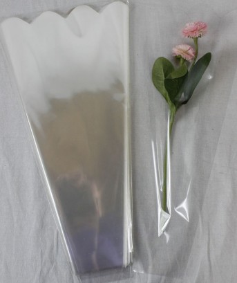 Пакет для цветка треуг-к 40*20см проз+проз