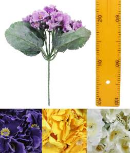 Букет фиалки 5гол 20шт HS6262