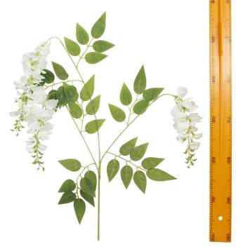 Ветка глициния 3-ая 80см 12шт LQ01 HBYH01