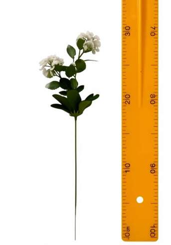 Ветка-добавка тысячелистник обсыпной 32см 20шт В11558