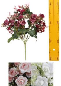 Букет мелкая розочка 21гол. 7в. с доб. 34см 10микс Б12031 БС