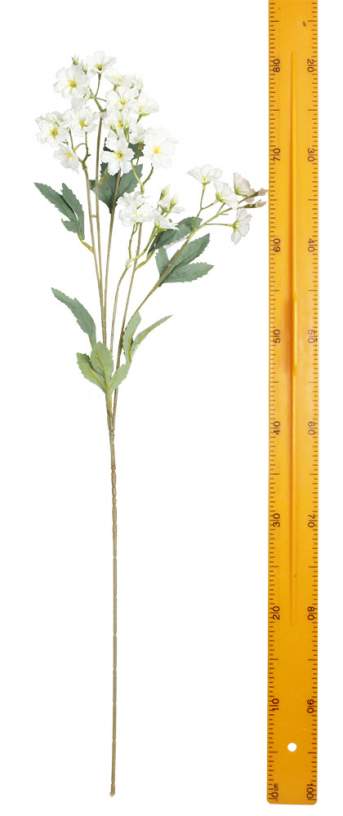 Ветка жасмин чубушник 24цветка 2слоя 86см 5шт В12277 БС