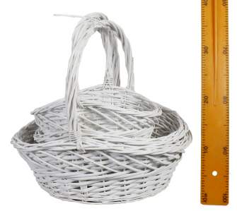 Набор корзин 3шт 38х33х15х12х35см