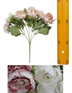 Букет евро пион с добав. Гранит 5в. 30см 10микс Б12231 БС