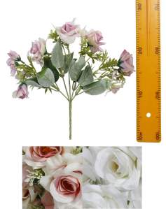 Букет евро роз с добав. Мальта 5в. 29см 10микс Б12230 БС