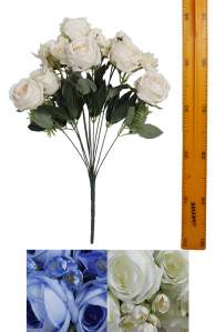 Ветка ритуальная  розы с нарциссом 13ол 50см шт